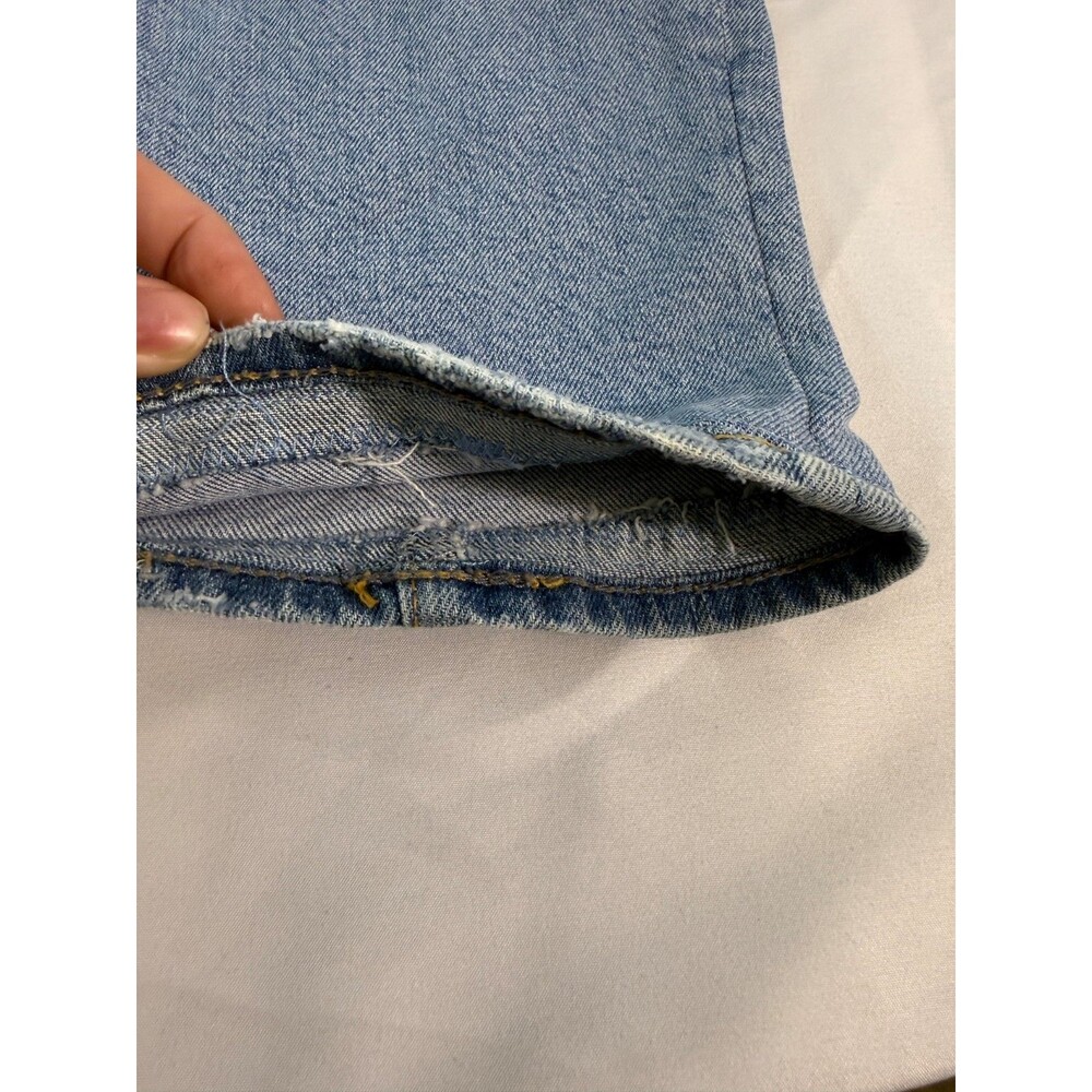 Agolde Riley High Rise Straight Crop Medium Wash Slim Straight Size 28 - Picture 12 of 16
